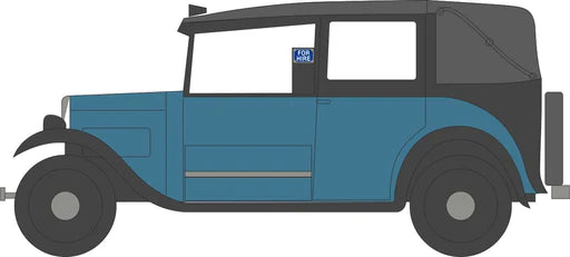 Oxford Diecast 120AT002 - Austin Taxi Blue - TT Scale