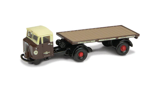 Oxford Diecast 120MH003 - Scammell Mechanical Horse GWR Flatbed - TT Scale
