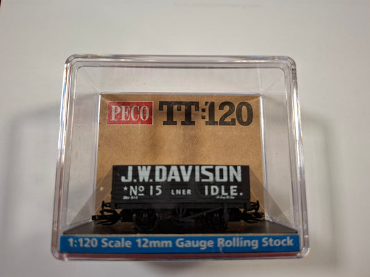 Peco TTR-7021P TT:120 7-Plank Open Wagon, J.W. Davison