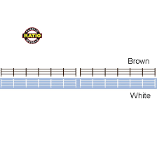 Ratio 217 - N Scale Lineside Fencing (Brown)