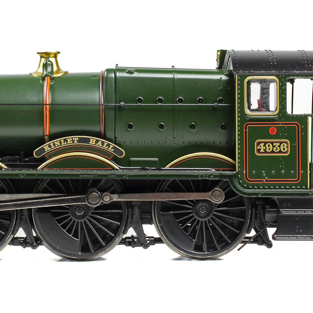 Bachmann 32-008 - GWR 49XX 'Hall' 4936 'Kinlet Hall' BR Lined Green (Late Crest)