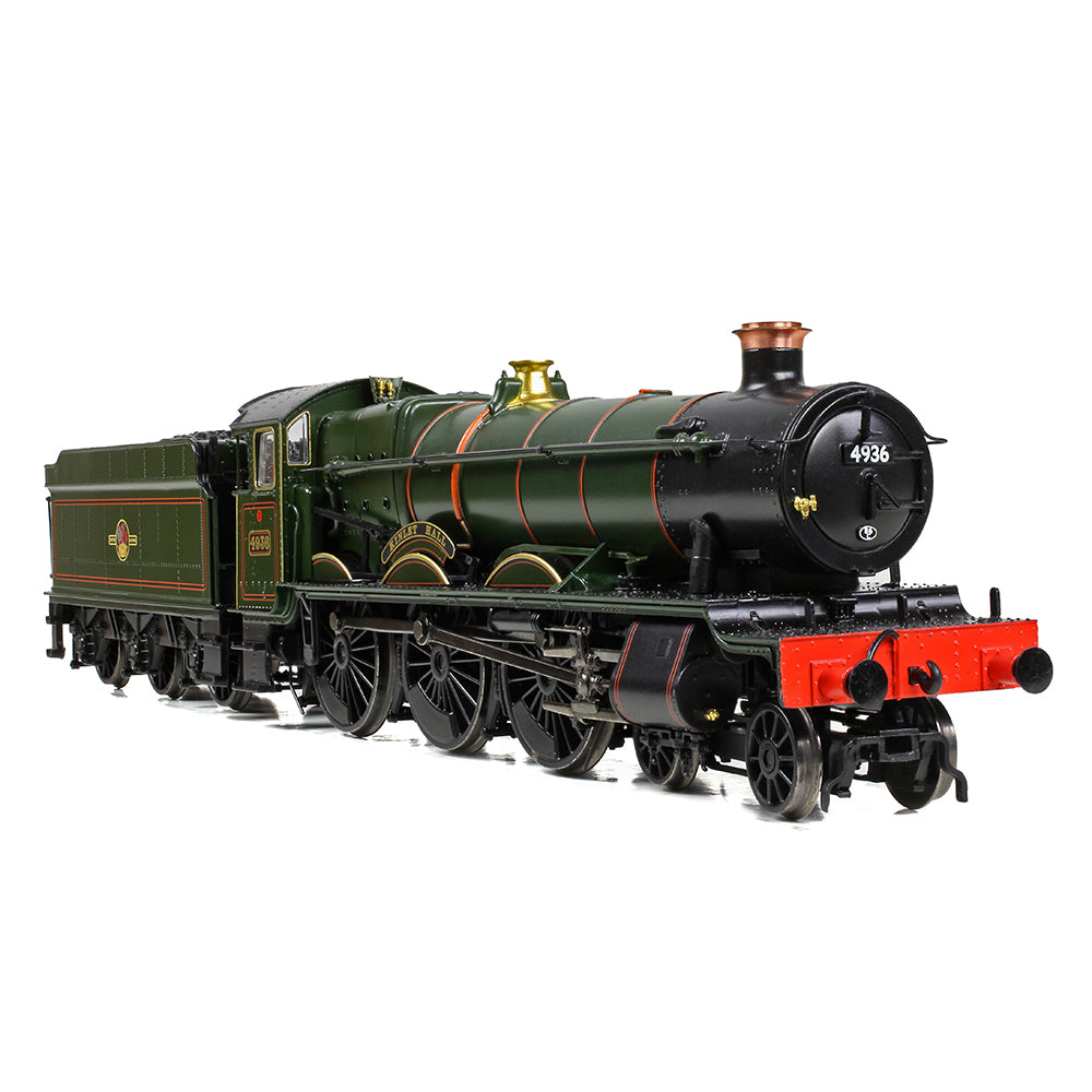 Bachmann 32-008 - GWR 49XX 'Hall' 4936 'Kinlet Hall' BR Lined Green (Late Crest)