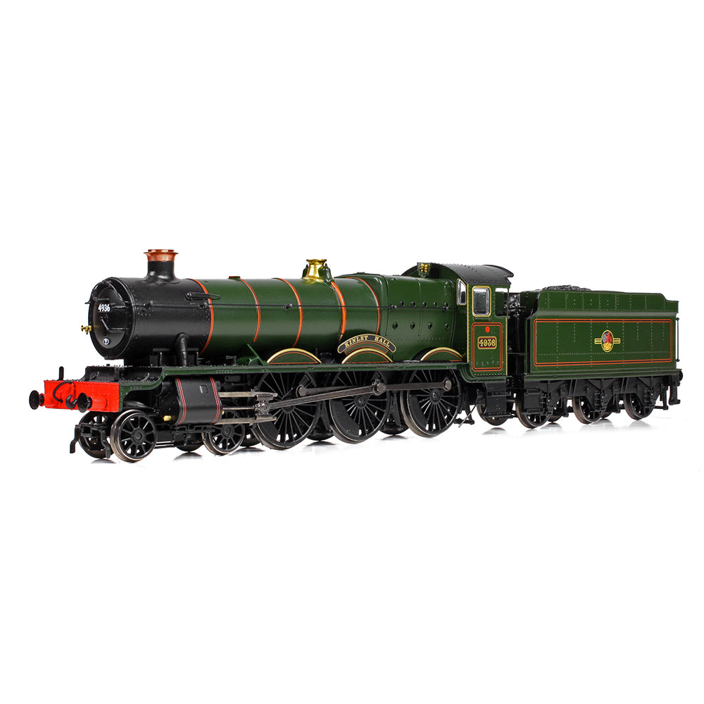 Bachmann 32-008 - GWR 49XX 'Hall' 4936 'Kinlet Hall' BR Lined Green (Late Crest)