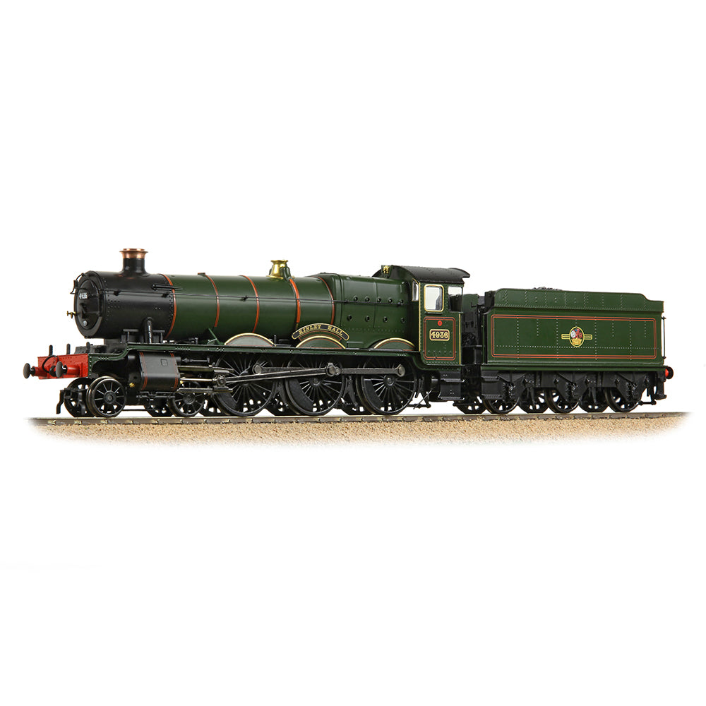 Bachmann 32-008 - GWR 49XX 'Hall' 4936 'Kinlet Hall' BR Lined Green (Late Crest)