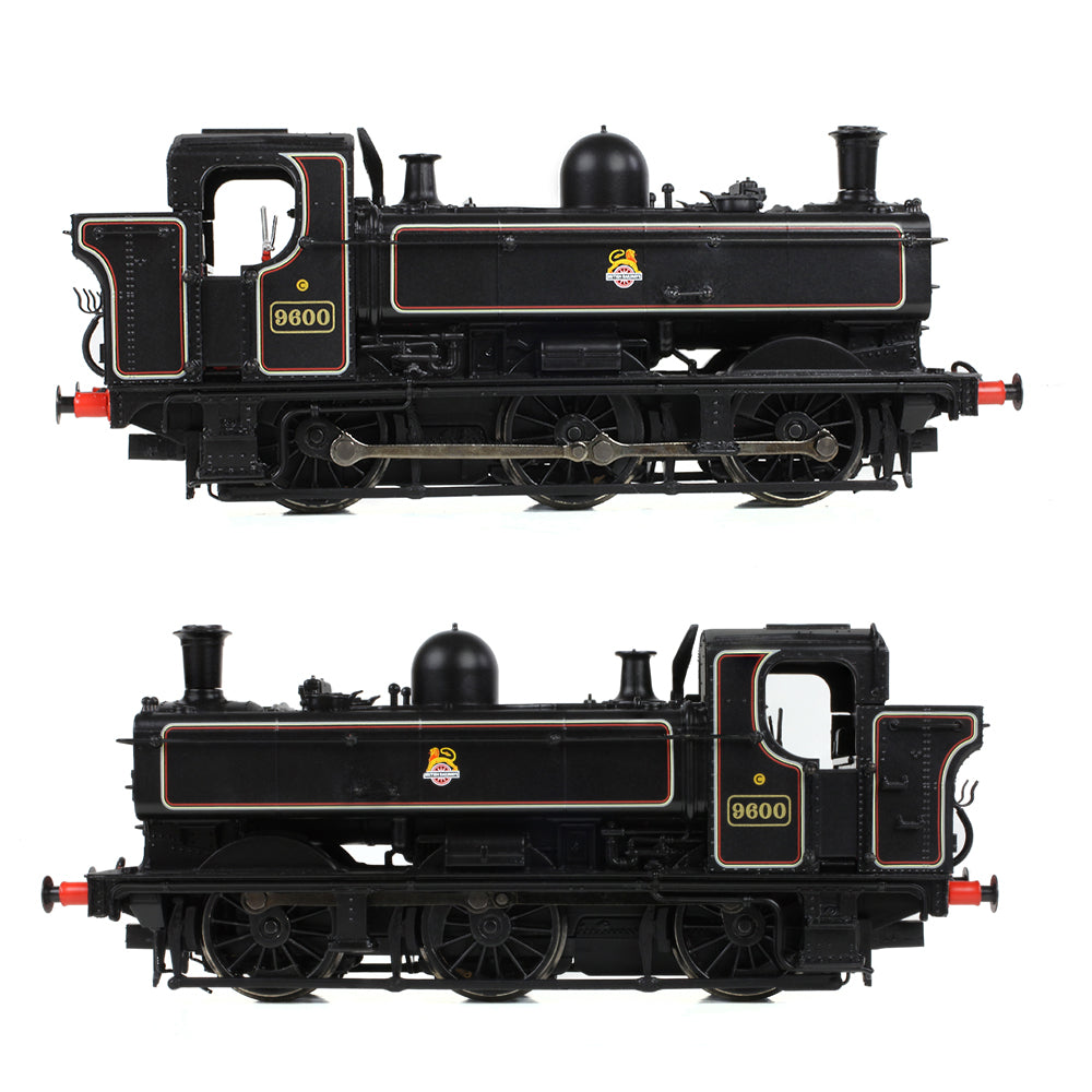 Bachmann 32-205B - GWR 8750 Pannier Tank 9600 BR Lined Black (Early Emblem)