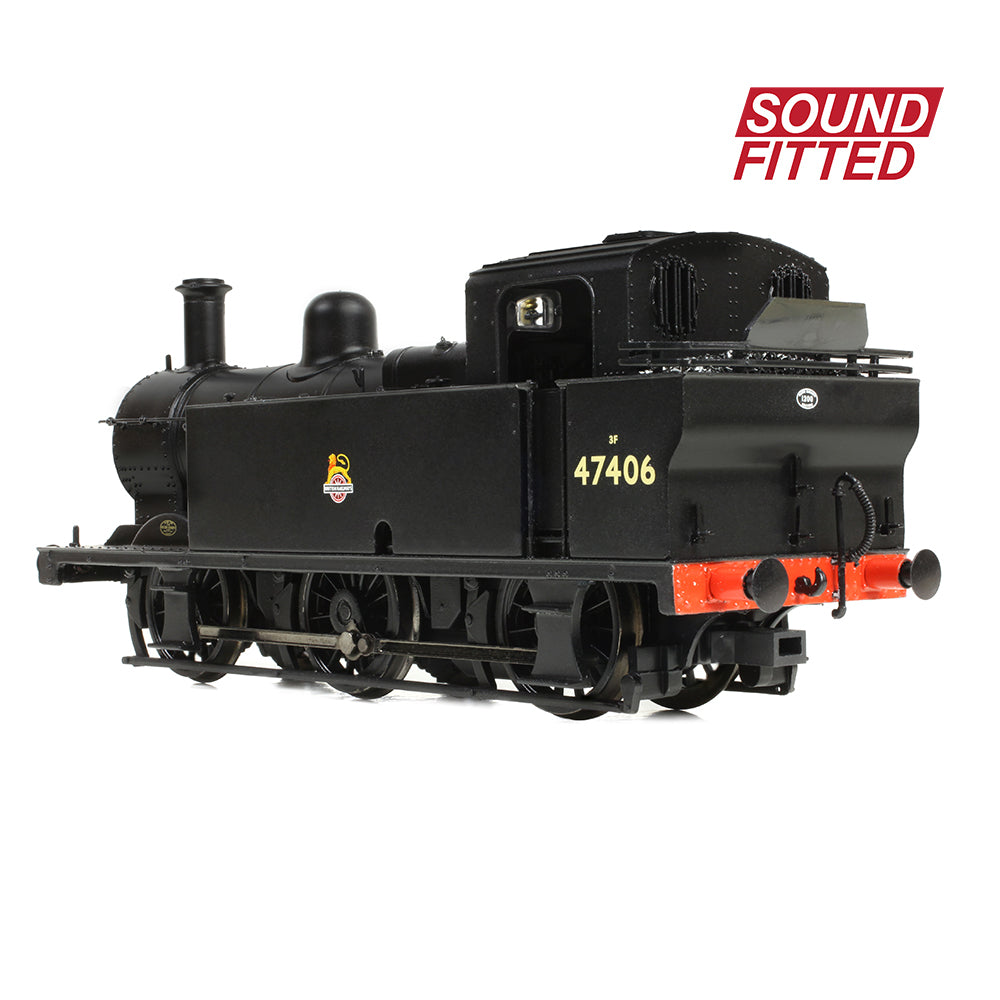 Bachmann 32-231BSF - LMS Fowler 3F (Jinty) 47406 BR Black (Early Emblem) (Preserved)