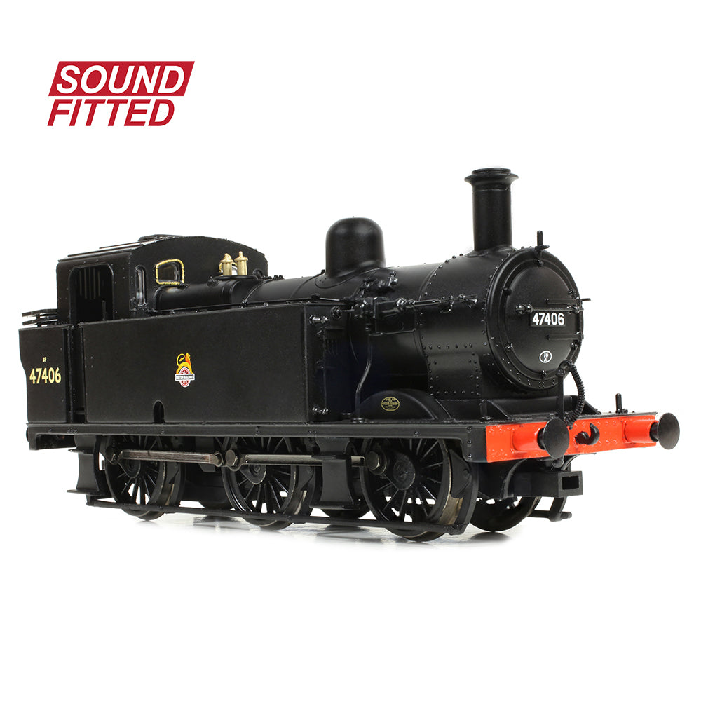 Bachmann 32-231BSF - LMS Fowler 3F (Jinty) 47406 BR Black (Early Emblem) (Preserved)