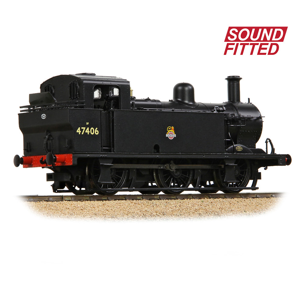 Bachmann 32-231BSF - LMS Fowler 3F (Jinty) 47406 BR Black (Early Emblem) (Preserved)