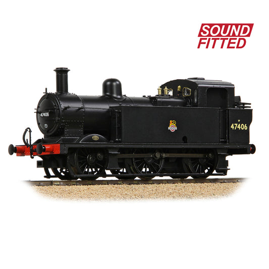 Bachmann 32-231BSF - LMS Fowler 3F (Jinty) 47406 BR Black (Early Emblem) (Preserved)