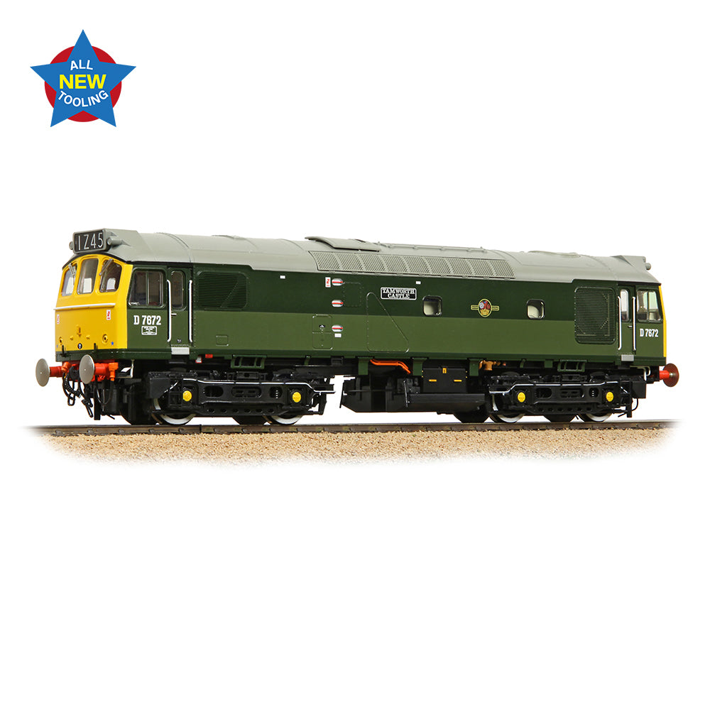 Bachmann 32-334 - Class 25/3 D7672 'Tamworth Castle' BR Two-Tone Green (Full Yellow Ends)