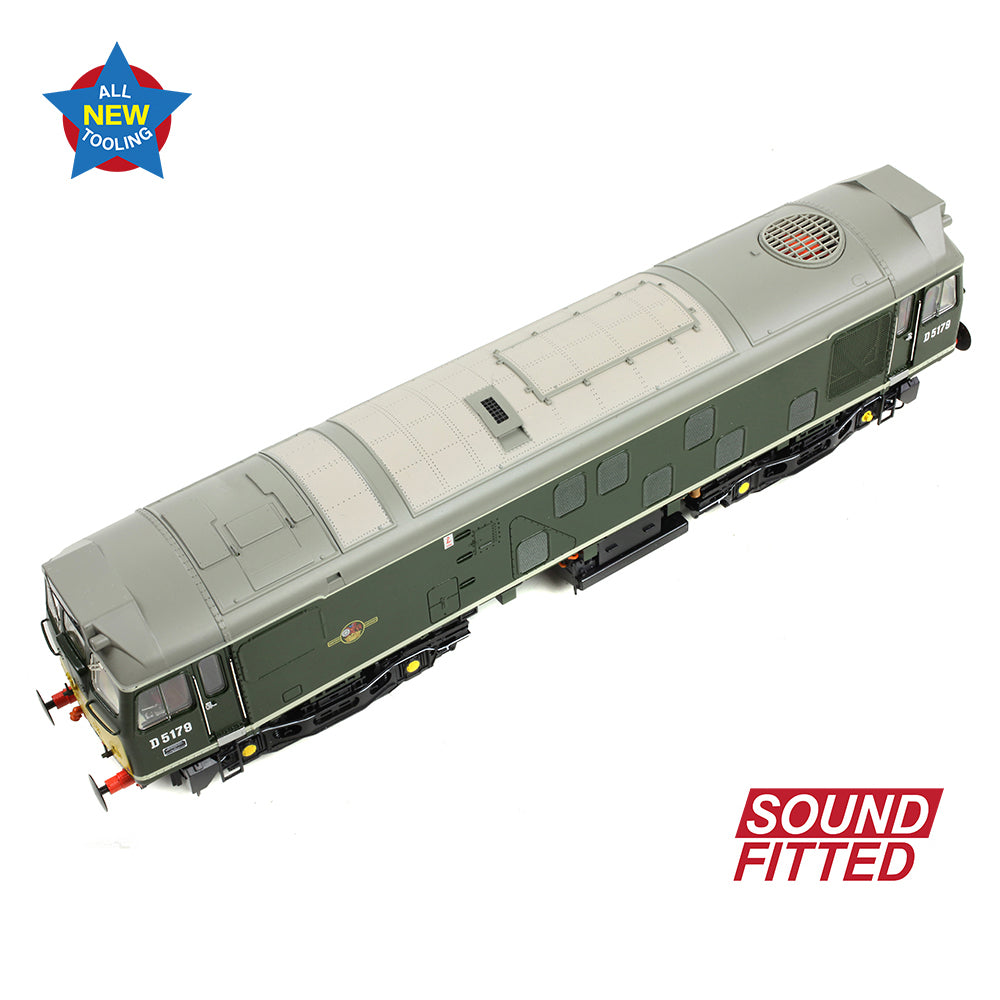 Bachmann 32-343ASF - Class 25/1 D5179 BR Green (Small Yellow Panels)