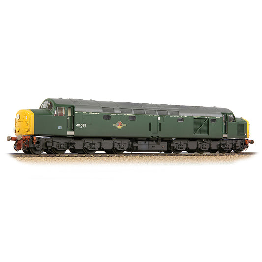 Bachmann 32-492 - Class 40 Diesel 40039 BR Green Full Yellow Ends (Weathered)