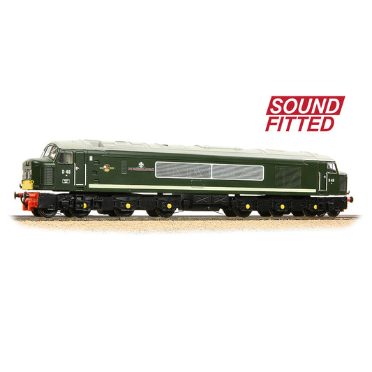 Bachmann 32-678ASF - Class 45 D49 'Manchester Regiment' BR Green (Small Yellow Panels) (SOUND FITTED)