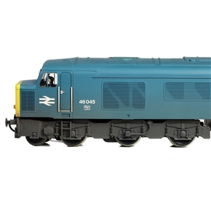 Bachmann 32-704 - Class 46 46045 BR Blue (Weathered)