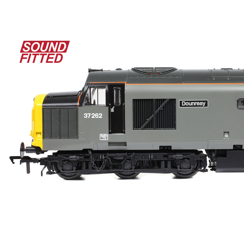 Bachmann 35-311SF - Class 37/0 Centre Headcode 37262 'Dounreay' BR Engineers Grey