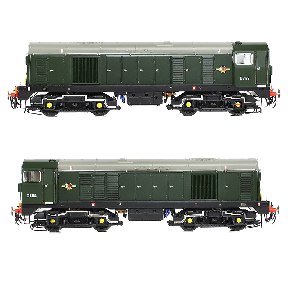 Bachmann 35-353 - Class 20/0 D8133 BR Green (Small Yellow Panels)