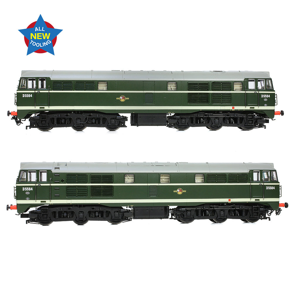 Bachmann 35-801 - Class 30 D5564 BR Green (Late Crest)