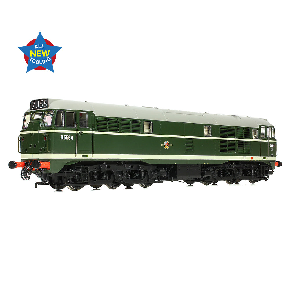 Bachmann 35-801 - Class 30 D5564 BR Green (Late Crest)