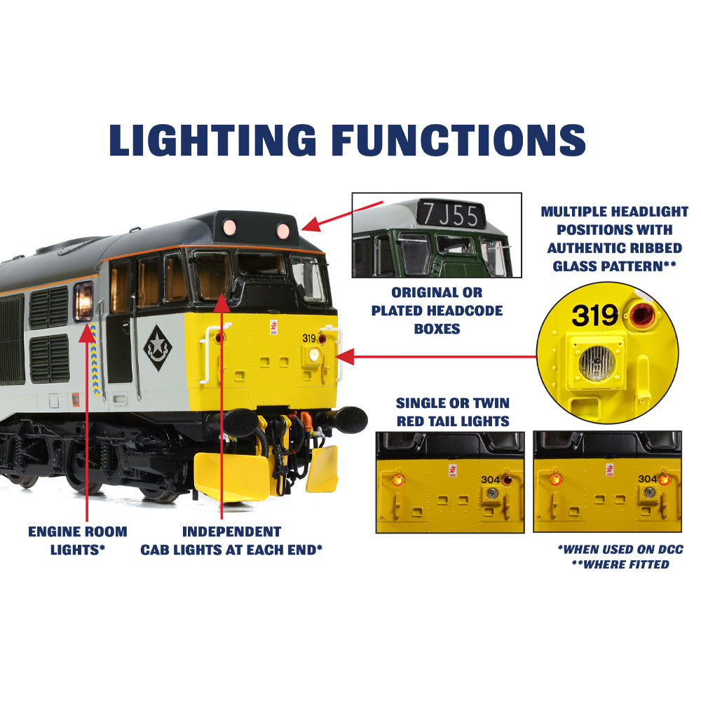 Bachmann 35-801 - Class 30 D5564 BR Green (Late Crest)