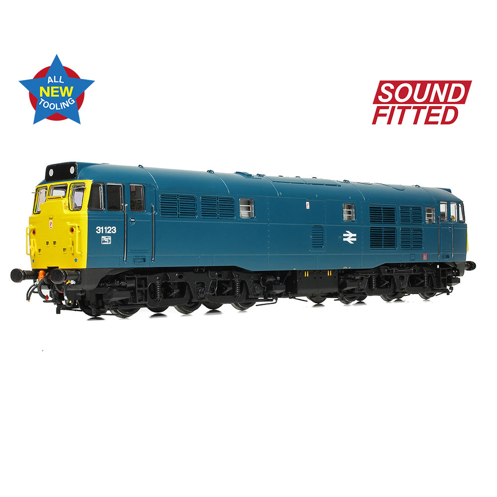 Bachmann 35-805SF - Class 31/1 31123 BR Blue (Sound Fitted)