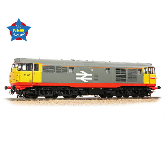 Bachmann 35-821 - Class 31/1 Refurbished 31180 BR Railfreight (Red Stripe)