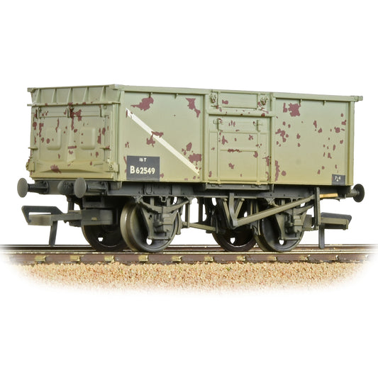 Bachmann 37-250J - BR 16 Ton Steel Mineral Wagon BR Grey (Weathered)