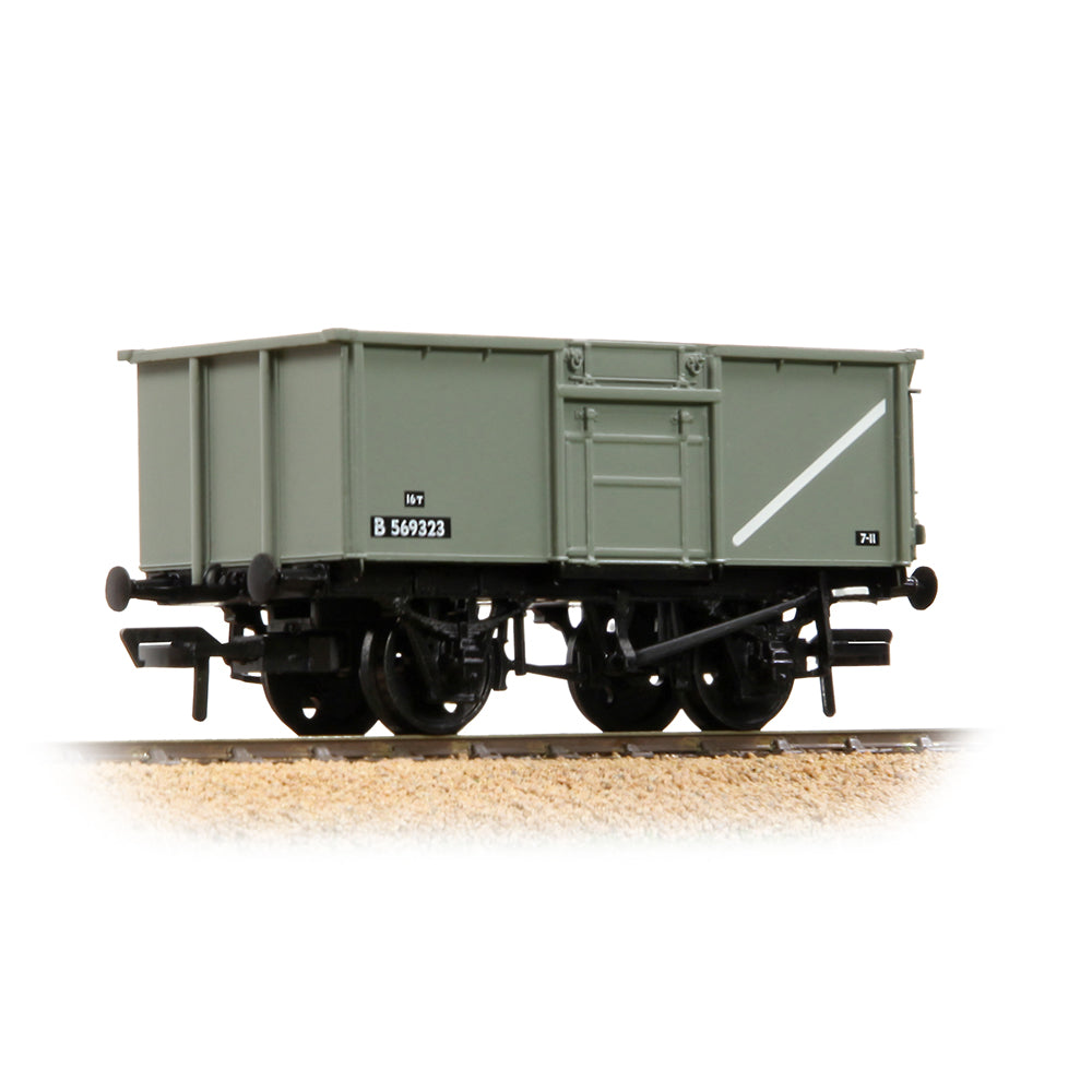 Bachmann 37-265 - BR 16T Steel Mineral Top Flap Doors 3-Wagon Pack BR Grey (Early) [WL]