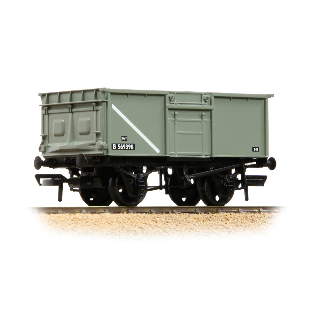 Bachmann 37-265 - BR 16T Steel Mineral Top Flap Doors 3-Wagon Pack BR Grey (Early) [WL]