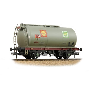 Bachmann 37-577B - BR 45T Class B TTA Tank Wagon 'Shell-BP' Grey (Weathered)