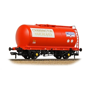 Bachmann 37-592 - BR 45T Class B TTA Tank Wagon 'Charrington Hargreaves/Mobil' Red