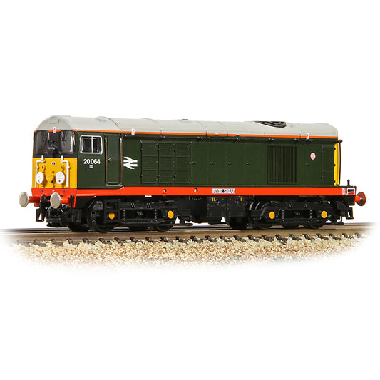 Graham Farish 371-029 - Class 20/0 20064 'River Sheaf' BR Green With Red Solebar