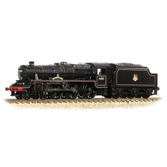 Graham Farish 372-136A - LMS Stanier Class 5 45407 'The Lancashire Fusilier' BR Lined Black (Early Emblem)