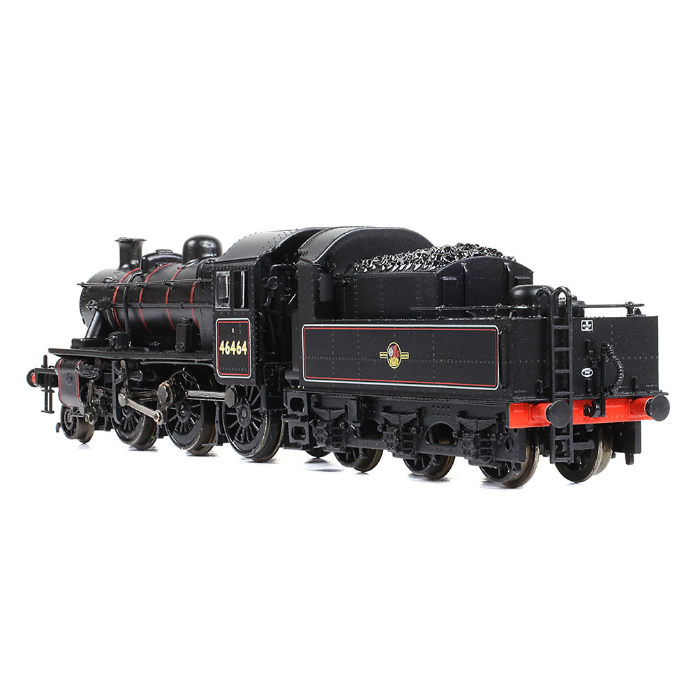 Graham Farish 372-628B - LMS Ivatt 2MT Class 46464 BR Lined Black Late Crest