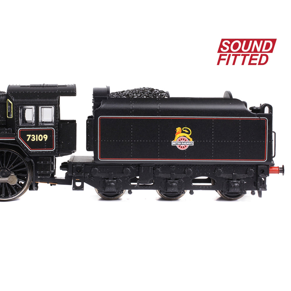 Graham Farish 372-727ASF - BR Standard 5MT with BR1B Tender 73109 BR Lined Black (Early Emblem)