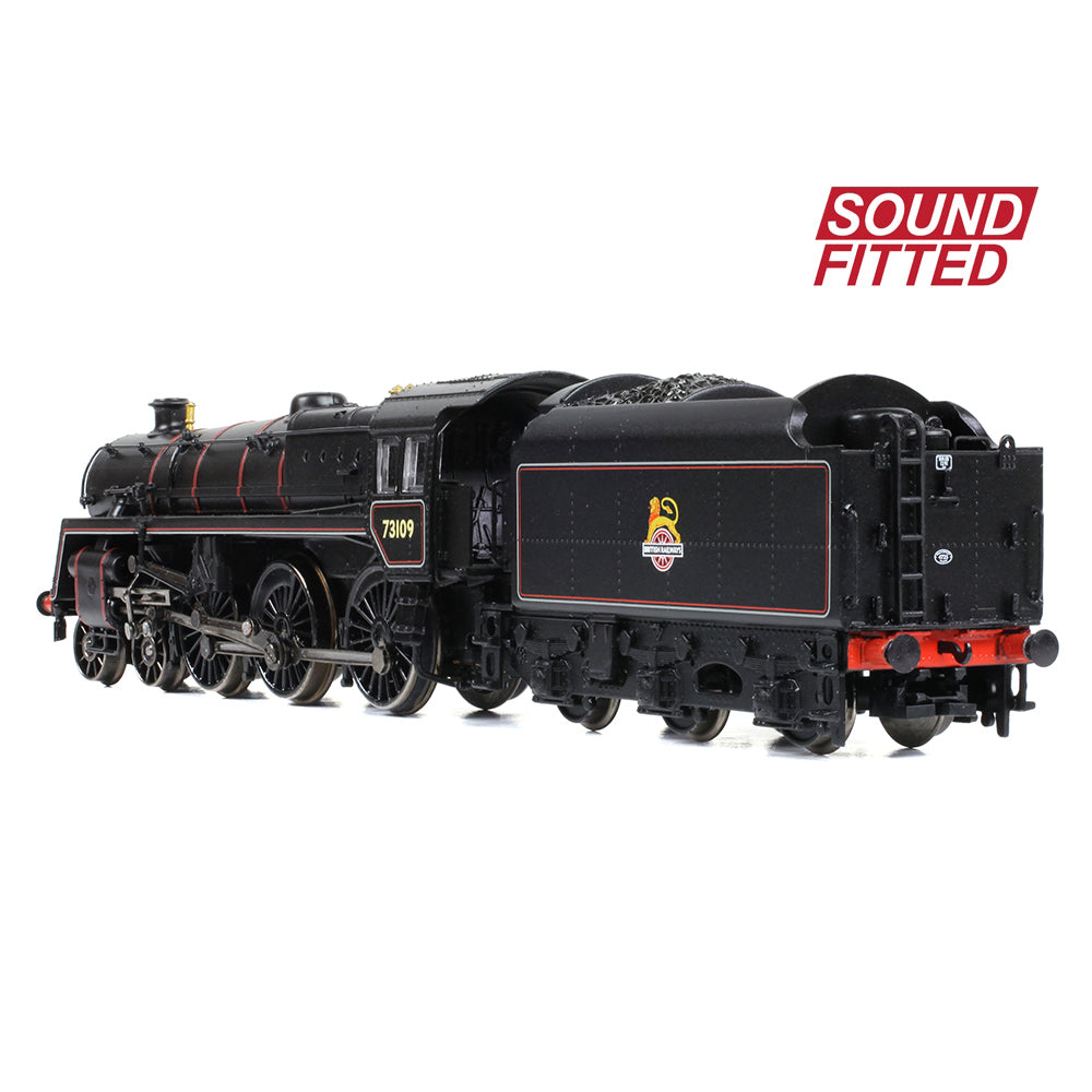 Graham Farish 372-727ASF - BR Standard 5MT with BR1B Tender 73109 BR Lined Black (Early Emblem)