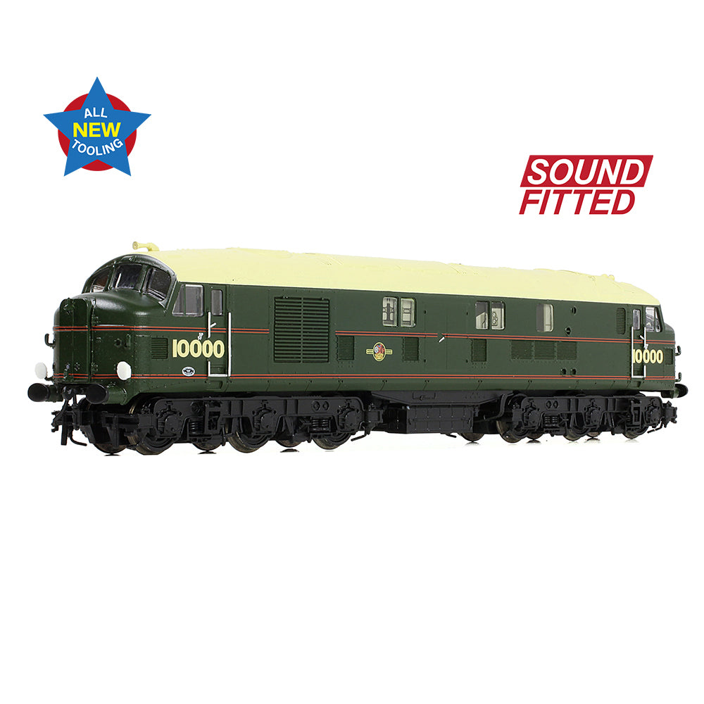 Graham Farish 372-916SF - LMS 10000 BR Lined Green (Late Crest) (SOUND FITTED)