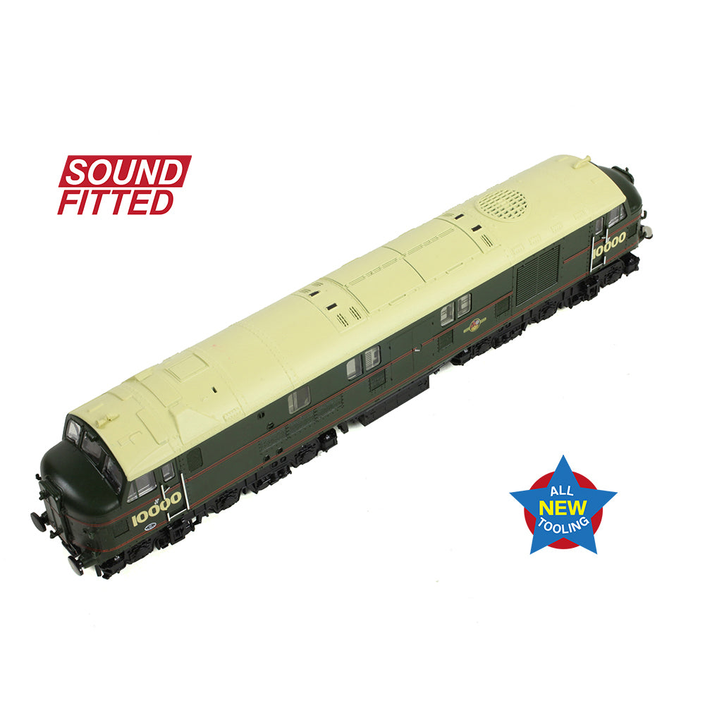 Graham Farish 372-916SF - LMS 10000 BR Lined Green (Late Crest) (SOUND FITTED)