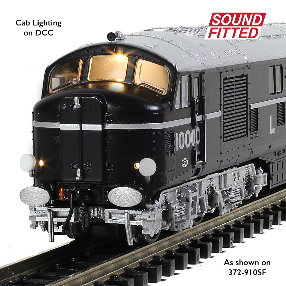 Graham Farish 372-916SF - LMS 10000 BR Lined Green (Late Crest) (SOUND FITTED)