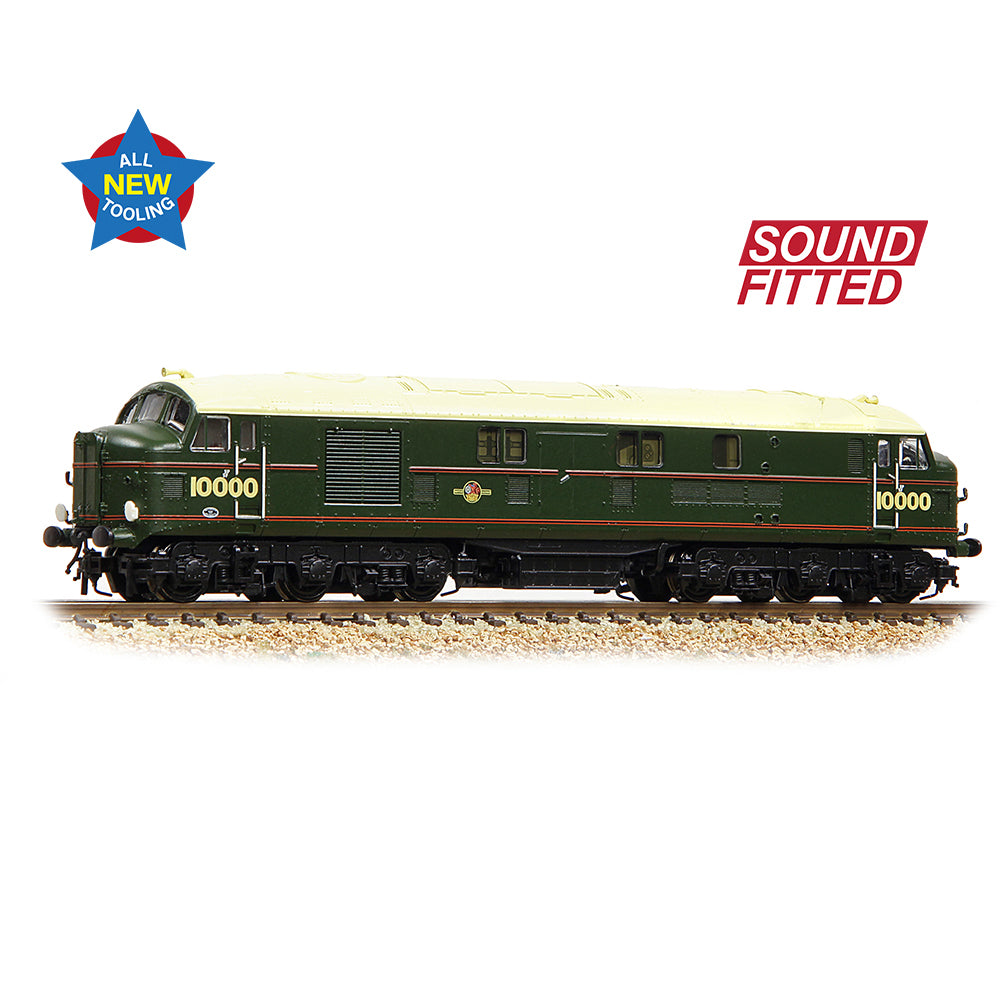 Graham Farish 372-916SF - LMS 10000 BR Lined Green (Late Crest) (SOUND FITTED)