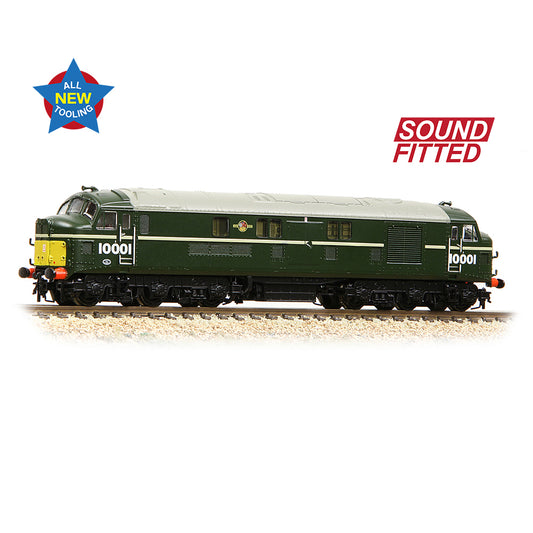 Graham Farish 372-918SF - LMS 10001 BR Green Late Crest (Small Yellow Panels) (SOUND FITTED)