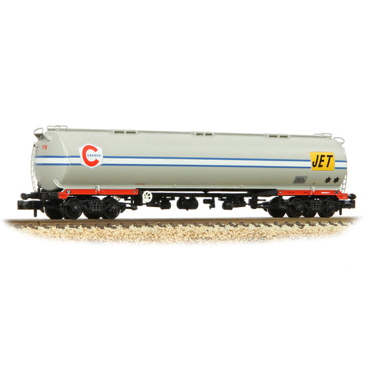 Graham Farish 373-563 - 100T TEA Class A Bogie Tank Wagon 'Conoco/Jet' Grey