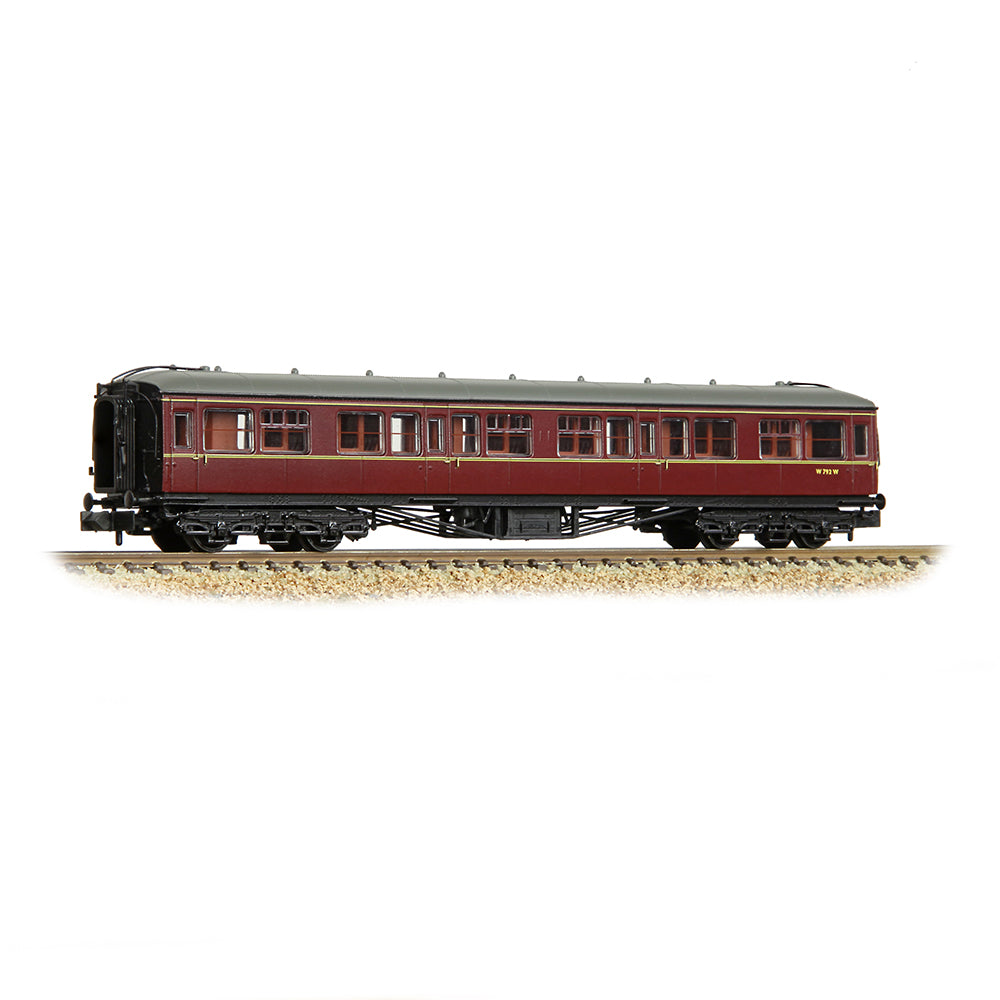 Graham Farish 374-537A - GWR Hawksworth Second Corridor BR Maroon