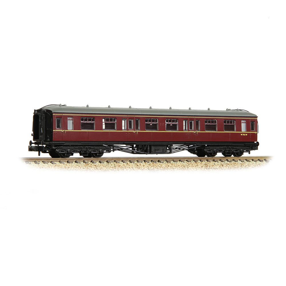 Graham Farish 374-537A - GWR Hawksworth Second Corridor BR Maroon