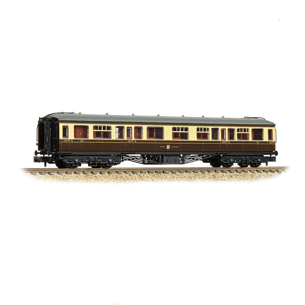 Graham Farish 374-561A - GWR Hawksworth Composite Corridor GWR Chocolate & Cream