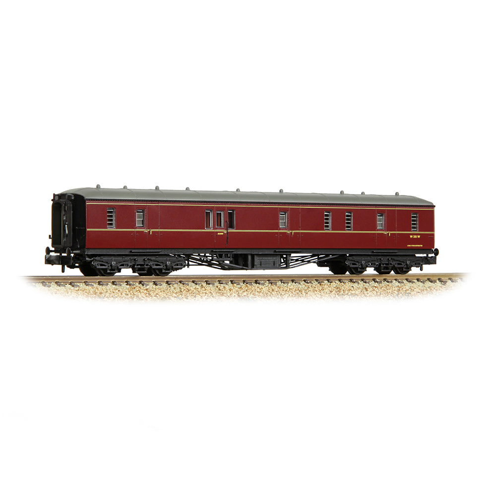 Graham Farish 374-586A - GWR Hawksworth Full Brake BR Maroon