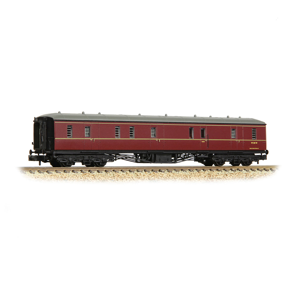 Graham Farish 374-586A - GWR Hawksworth Full Brake BR Maroon