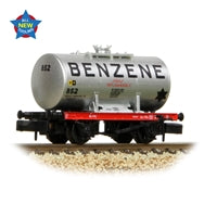 Graham Farish 378-000 - 14 Ton Class A Anchor-Mounted Tank Wagon 'Benzene' Silver