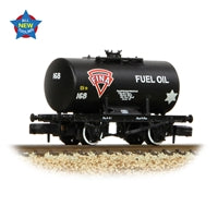 Graham Farish 378-003 - 14 Ton Class B Anchor-Mounted Tank Wagon 'Fina' Black