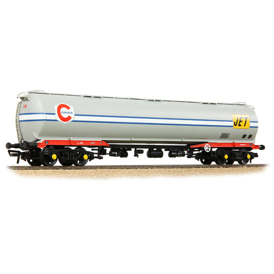 Bachmann 38-109 - BR 102T TEA Bogie Tank Wagon 'Jet-Conoco' Light Grey