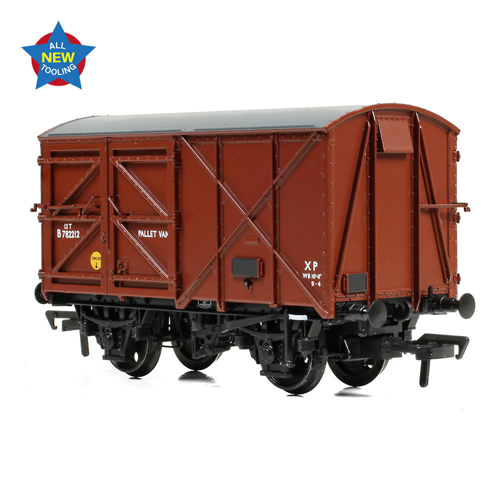 Bachmann 38-952 - BR 12T Palvan 'Pallet Van' BR Bauxite (Late)